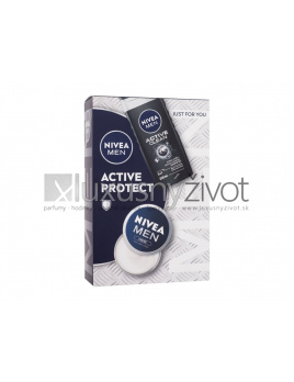 Nivea Men Active Protect, krém na tvár, telo a ruky Men Creme 75 ml + sprchovací gél Men Active Clean 250 ml