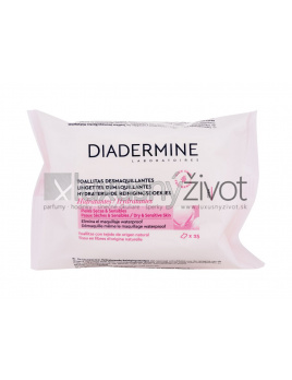 Diadermine Hydrating Cleansing Wipes, Čistiace obrúsky 25