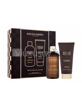 Baylis & Harding For Him Black Pepper & Ginseng Signature Collection, sprchovací gél na tělo i vlasy Black Pepper & Ginseng 300 ml + sprchovací gél Black Pepper & Ginseng 200 ml