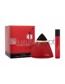 Mauboussin Mauboussin in Red, parfumovaná voda 100 ml + parfumovaná voda 20 ml