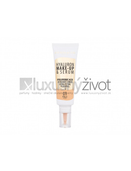 Dermacol Hyaluron Make-Up & Serum 01 Pale, Make-up 25