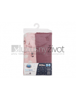 Canpol babies Bonjour Paris Muslin Squares Diapers, Látková plienka 2 - Pink