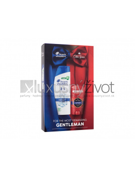 Head & Shoulders Gentleman, šampón Classic Clean 2v1 330 ml + tuhý dezodorant Old Spice Captain 50 ml