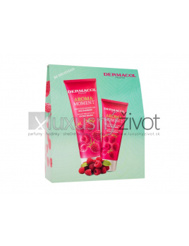 Dermacol Aroma Moment Wild Raspberry, sprchovací gél Wild Raspberry 250 ml + krém na ruky Wild Raspberry 100 ml