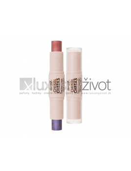 Barry M Chisel Cheeks Highlighter Cream Duo Lilac/Pink, Rozjasňovač 6,3