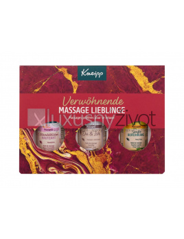 Kneipp Massage Oil Gift Set, masážny olej Almond Blossoms (Mandelblüten Hautzart) 20 ml + masážny olej Patchouli (Do & Ich) 20 ml + masážny olej Ylang-Ylang (Sanfte Berührung)  20 ml