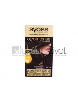 Syoss Oleo Intense Permanent Oil Color 3-22 Midnight Bordeaux, Farba na vlasy 50