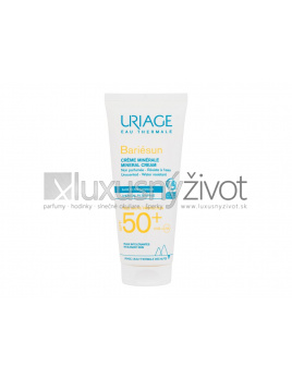 Uriage Bariésun Mineral Cream, Opaľovací prípravok na tvár 100, SPF50+