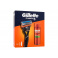 Gillette Fusion5, holiaci strojček Fusion5 1 ks + gél na holenie Fusion Shave Gél Sensitive 200 ml