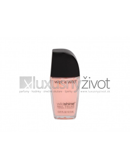 Wet n Wild Wildshine E455B Tickled Pink, Lak na nechty 12,3