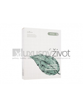 Isntree Mugwort Calming Gauze Mask, Pleťová maska 10x23