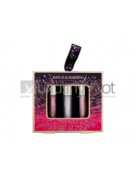 Baylis & Harding Moonlight Fig Glossy Lip Trio, lesk na pery 3 x 2,5 ml