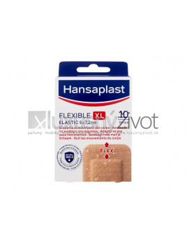 Hansaplast Elastic Flexible XL Plaster, Náplasť 10