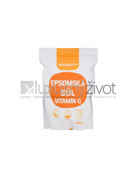 Allnature Epsom Salt Vitamin C, Kúpeľová soľ 1000