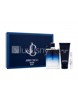 Jimmy Choo Man Blue, toaletná voda 100 ml + toaletná voda 7,5 ml + sprchovací gél 100 ml