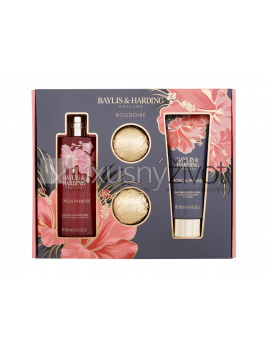 Baylis & Harding Boudoire Tropical Paradise, sprchovací krém 300 ml + telové mlieko 200 ml + bomba do kúpeľa 2 x 75 g