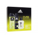 Adidas Pure Game, voda po holení 100 ml + sprchovací gél 250 ml + dezodorant 150 ml