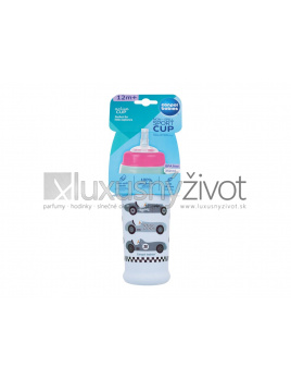 Canpol babies Active Cup Non-Spill Sport Cup, Šálka 350 - Cars Blue