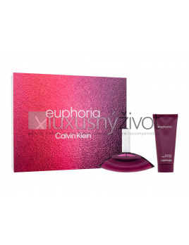 Calvin Klein Euphoria, parfumovaná voda 100 ml + telové mlieko 100 ml - SET1