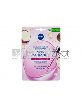 Nivea Skin Radiance Serum Infused Sheet Mask, Pleťová maska 1