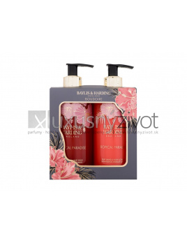 Baylis & Harding Boudoire Tropical Paradise, tekuté mydlo 300 ml + telové mlieko 300 ml