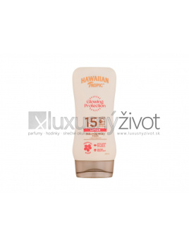 Hawaiian Tropic Glowing Protection Lotion, Opaľovací prípravok na telo 180, SPF15