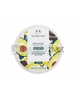 The Body Shop Avocado Body Butter, Telové maslo 200