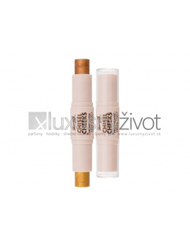 Barry M Chisel Cheeks Highlighter Cream Duo Gold/Bronze, Rozjasňovač 6,3