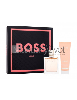 HUGO BOSS BOSS Alive, parfumovaná voda 50 ml + telové mlieko 75 ml - SET3