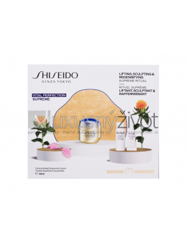 Shiseido Vital Perfection Concentrated Supreme Cream, denný pleťový krém Vital Perfection Concentrated Supreme Cream 30 ml + pleťové sérum Vital Perfection LiftDefine Radiance Serum 7 ml + očný krém Vital Perfection Uplifting and Firming Eye Cream 3 ml