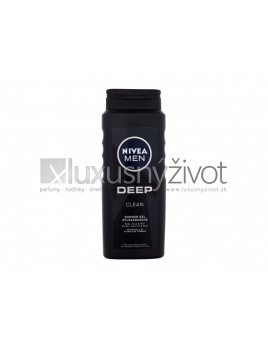 Nivea Men Deep Clean, Sprchovací gél 500, Body, Face & Hair