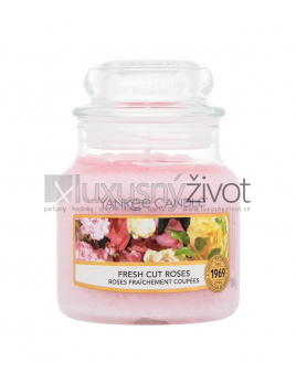 Yankee Candle Fresh Cut Roses, Vonná sviečka 104