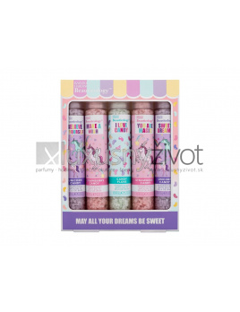 Baylis & Harding Beauticology May All Your Dreams Be Sweet, kúpeľová soľ Unicorn Candy 2 x 65 g + kúpeľová soľ Strawberry Candy 2 x 65 g + kúpeľová soľ Candy Floss 65 g