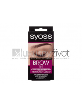 Syoss Brow Tint Dark Brown, Farba na obočie 17