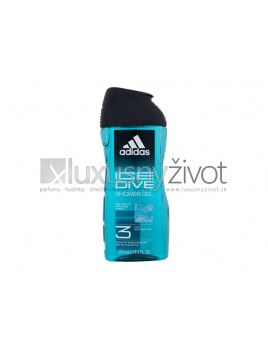 Adidas Ice Dive Shower Gel 3-In-1, Sprchovací gél 250