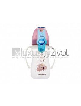 Canpol babies Sleepy Koala Easy Start Anti-Colic Bottle, Dojčenská fľaša 240 - Pink 3m+