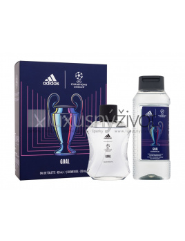 Adidas UEFA Champions League Goal, toaletná voda 100 ml + sprchovací gél 250 ml